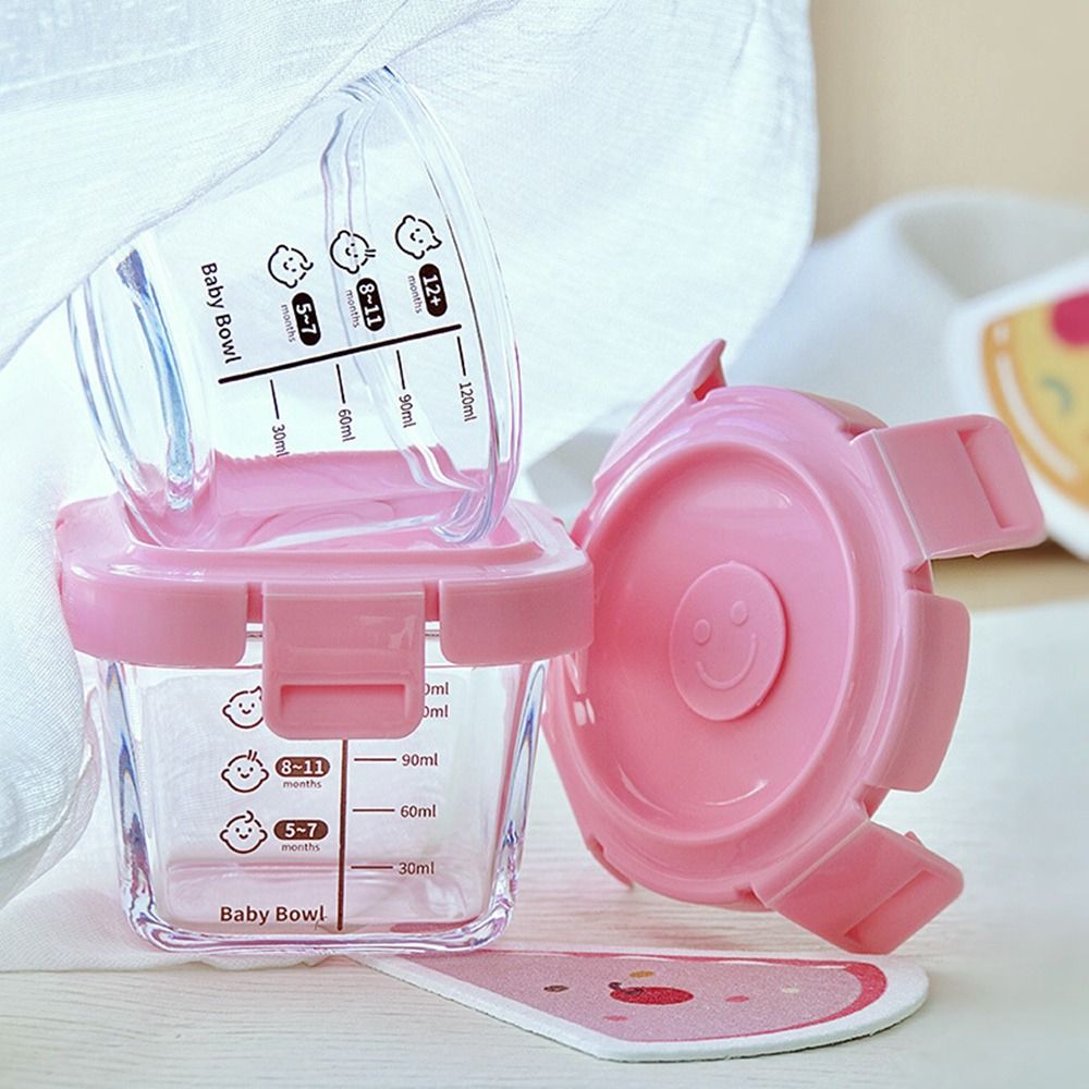 Baby Food Jars With Lids - Glazen Voedselbewaardoos Nieuwe 170Ml Bevroren Babyvoeding