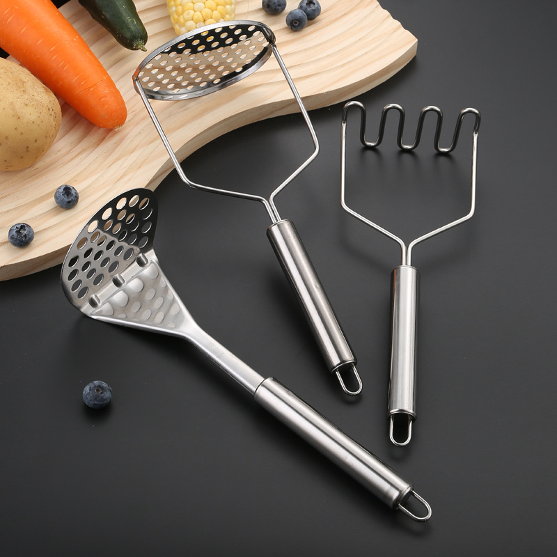 Baby Food Vegetables - Roestvrijstalen aardappelstamper Handmatige fruit- en groentedruk