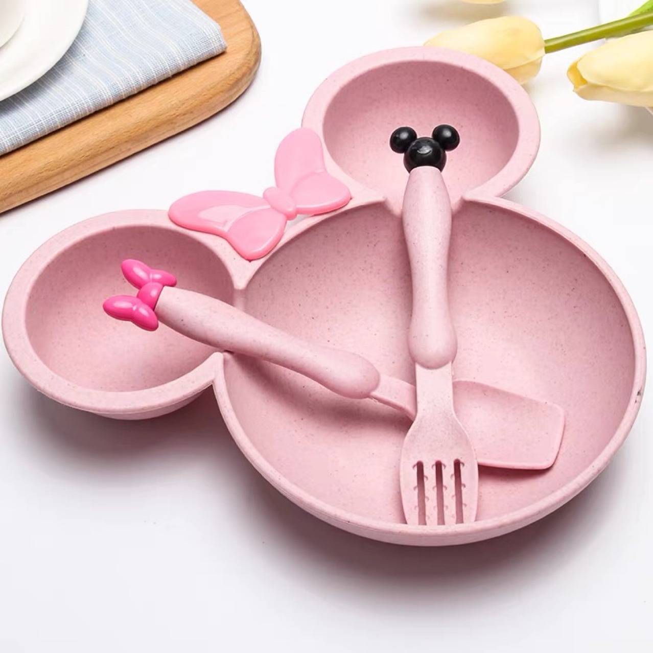 Wheat Straw Minnie Mouse kinde - Baby Food Menu recensie en prijs