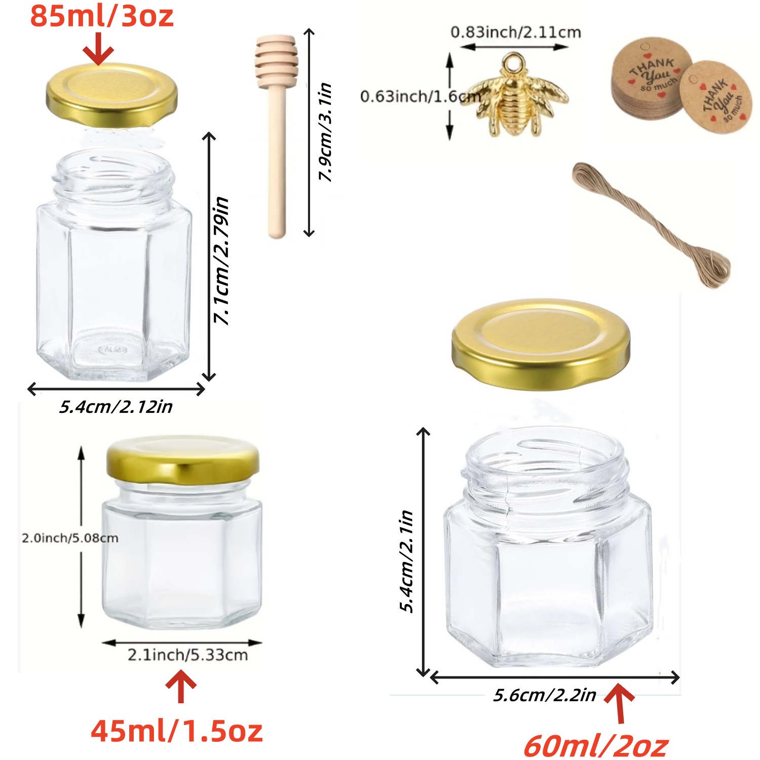 12/20/30/50/60 stuks – kleine  - Baby Food Jars With Lids recensie en prijs