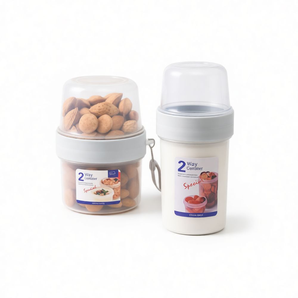 Draagbare dubbele opbergdoos,  - Baby Food Jars With Lids recensie en prijs