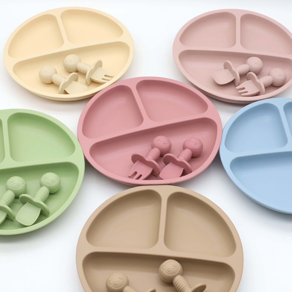 3-delige baby siliconen servie - Baby Food Menu recensie en prijs
