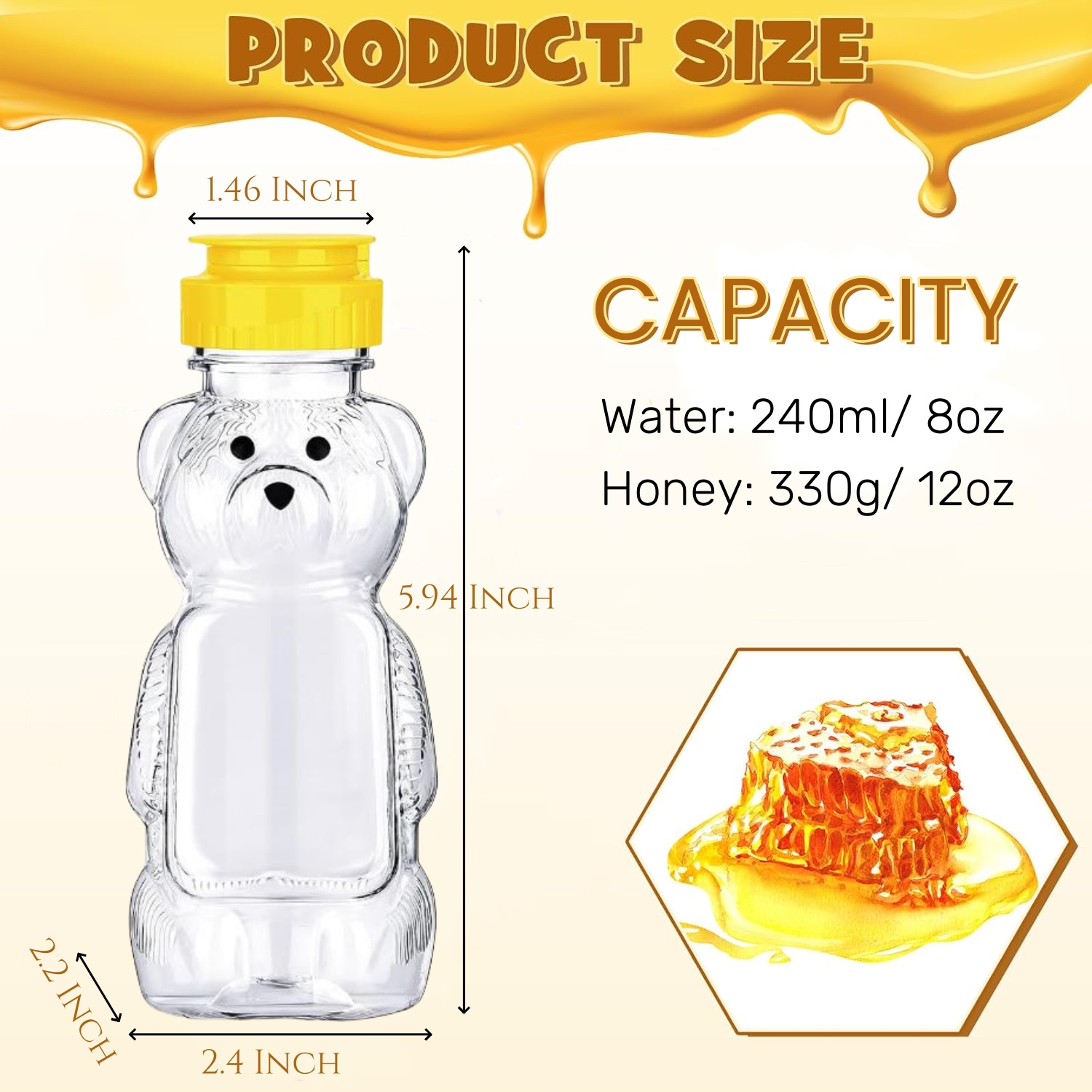 12-36 stuks plastic beer honin - Baby Food Jars With Lids recensie en prijs